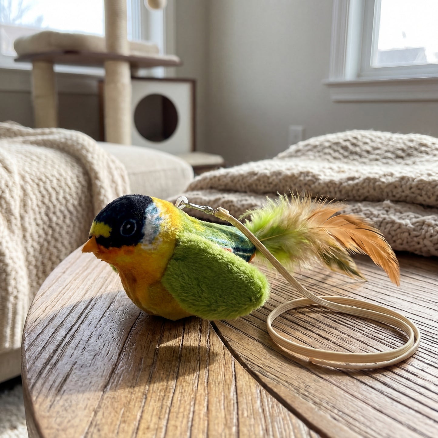 Realistic Chirping Interactive Bird Toy