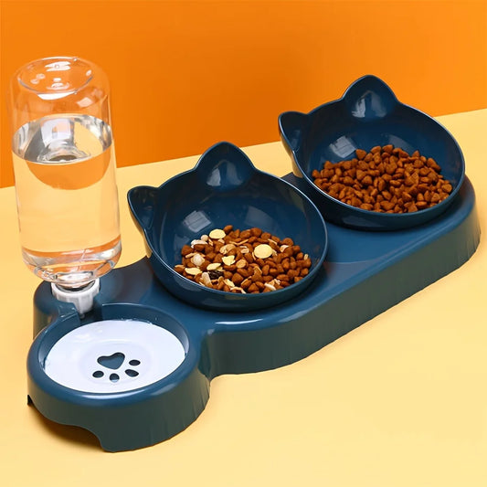 Orthopedic 3-in-1 Cat Dining Station