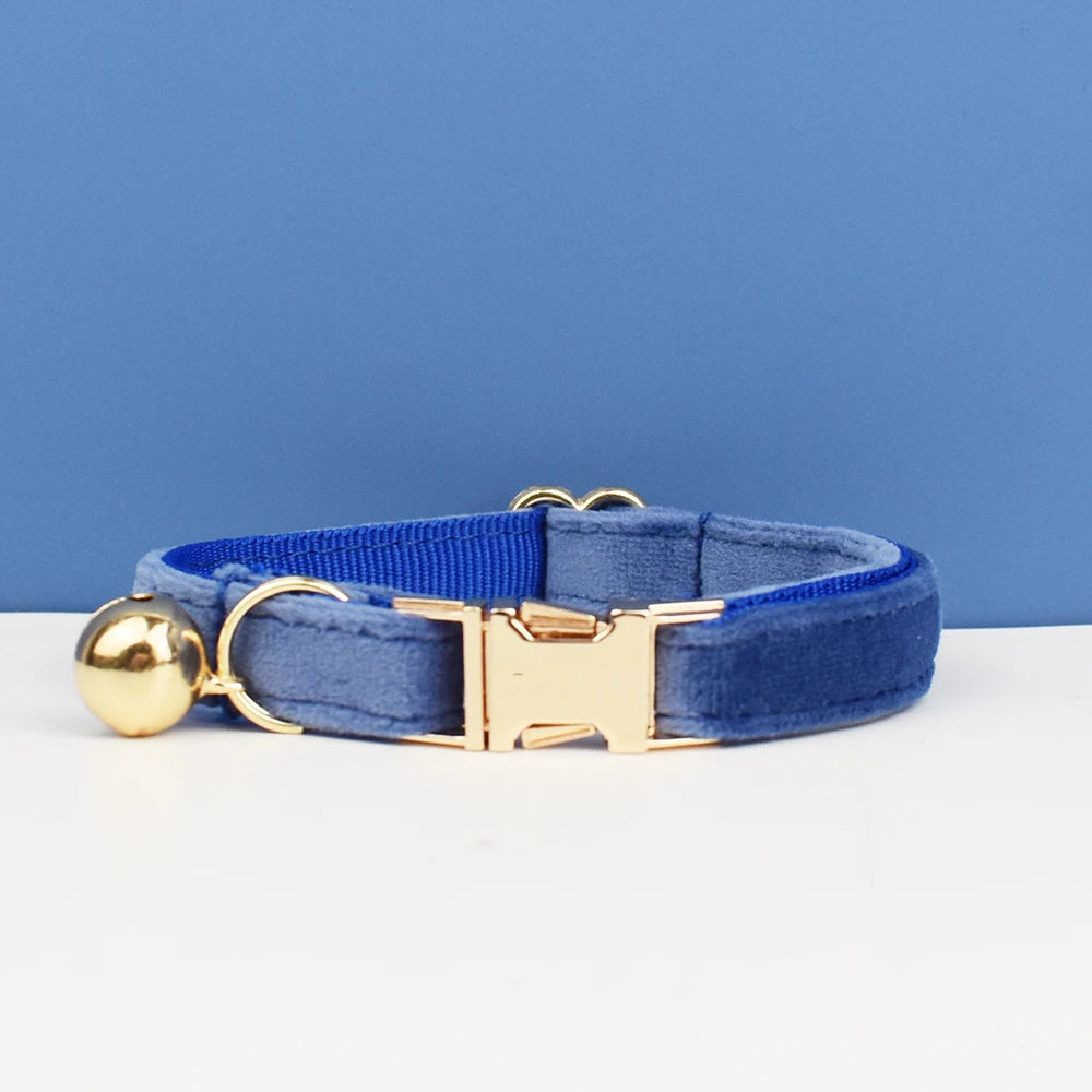 Custom Engraved Bowknot Cat Collar