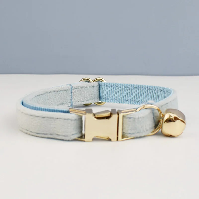 Custom Engraved Bowknot Cat Collar