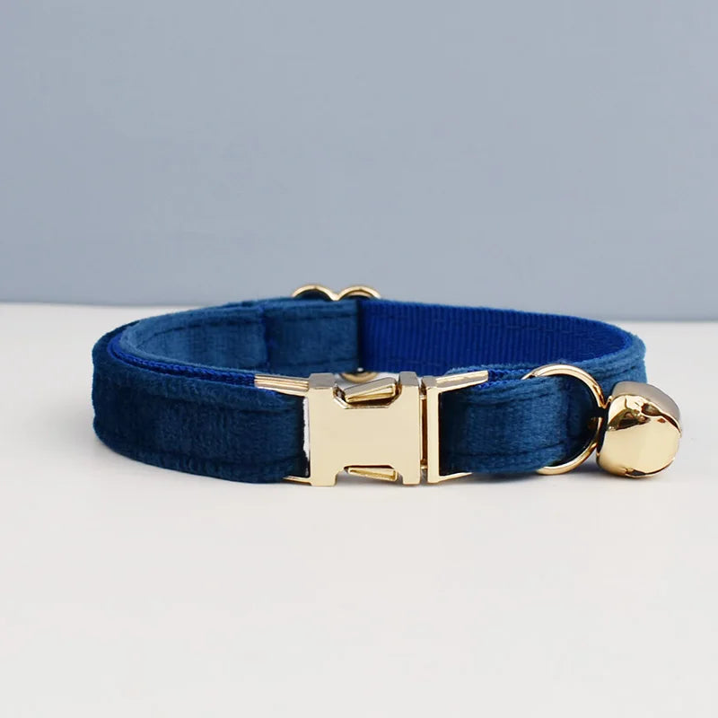 Custom Engraved Bowknot Cat Collar