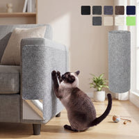 Self-Adhesive Cat Scratching Mat Trimmable Cat Carpet Cat Scratching Carpet Corner Wall Cat DIY Scratch Sofa Furniture Protector