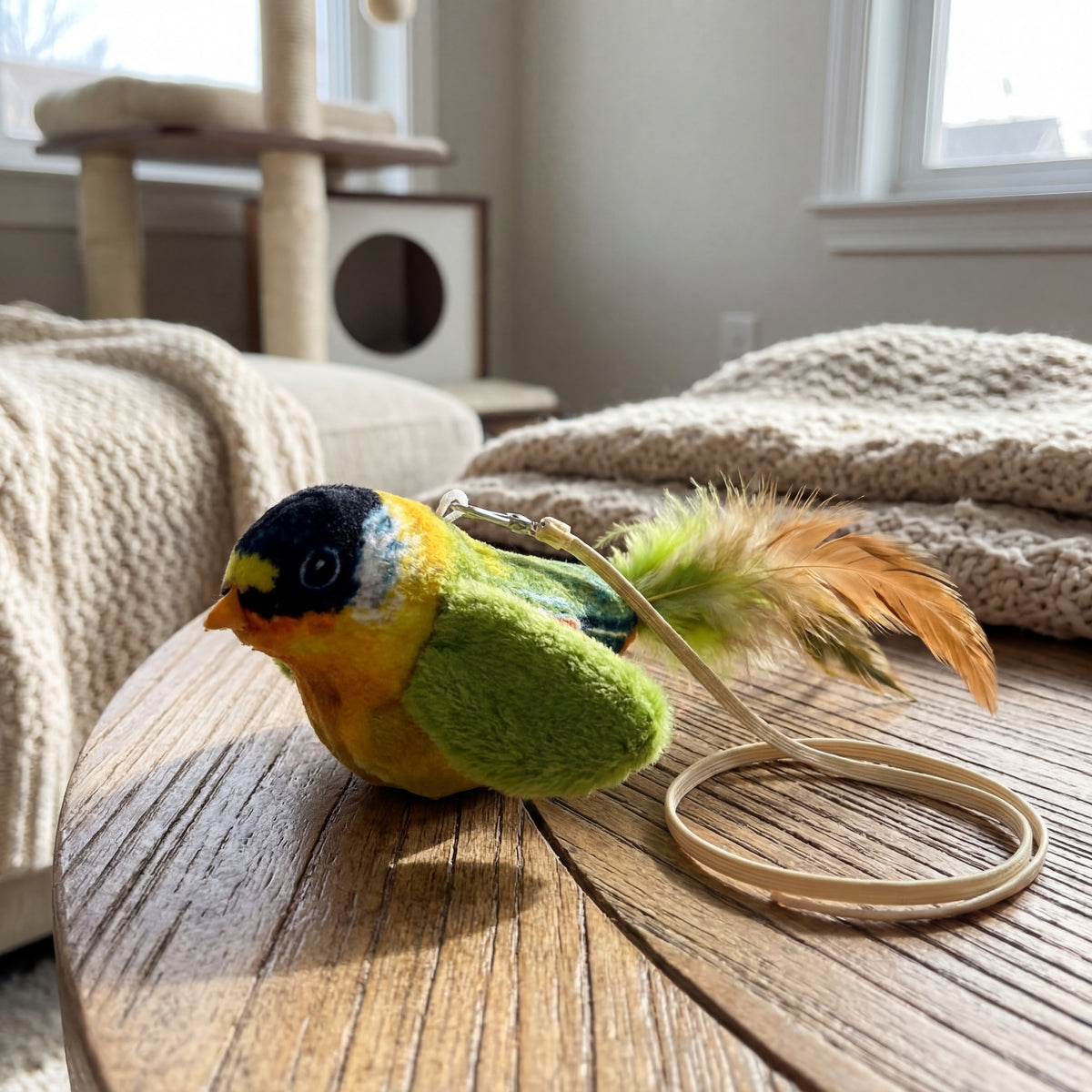 Realistic Chirping Interactive Bird Toy