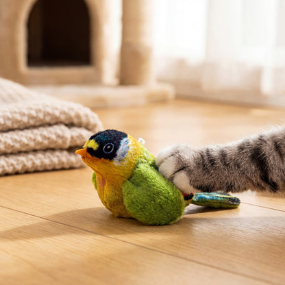 Realistic Chirping Interactive Bird Toy