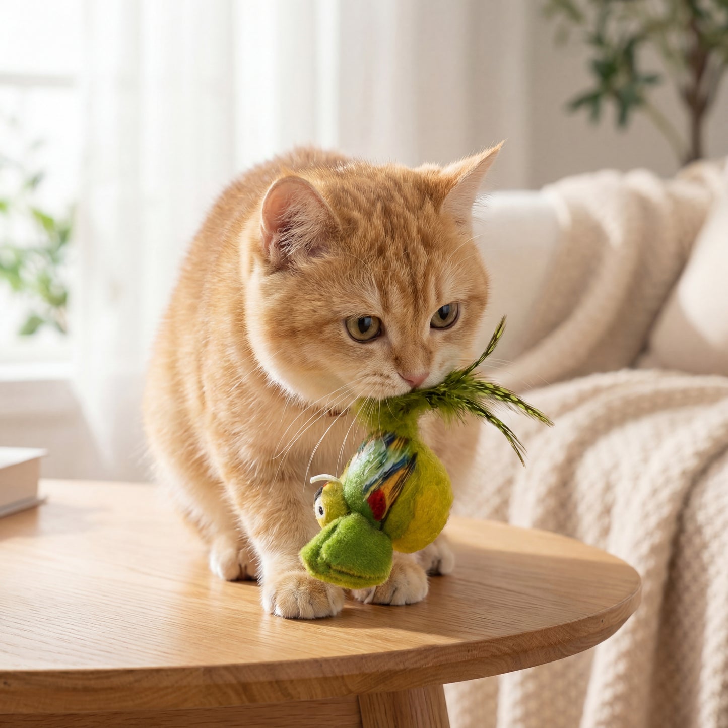Realistic Chirping Interactive Bird Toy