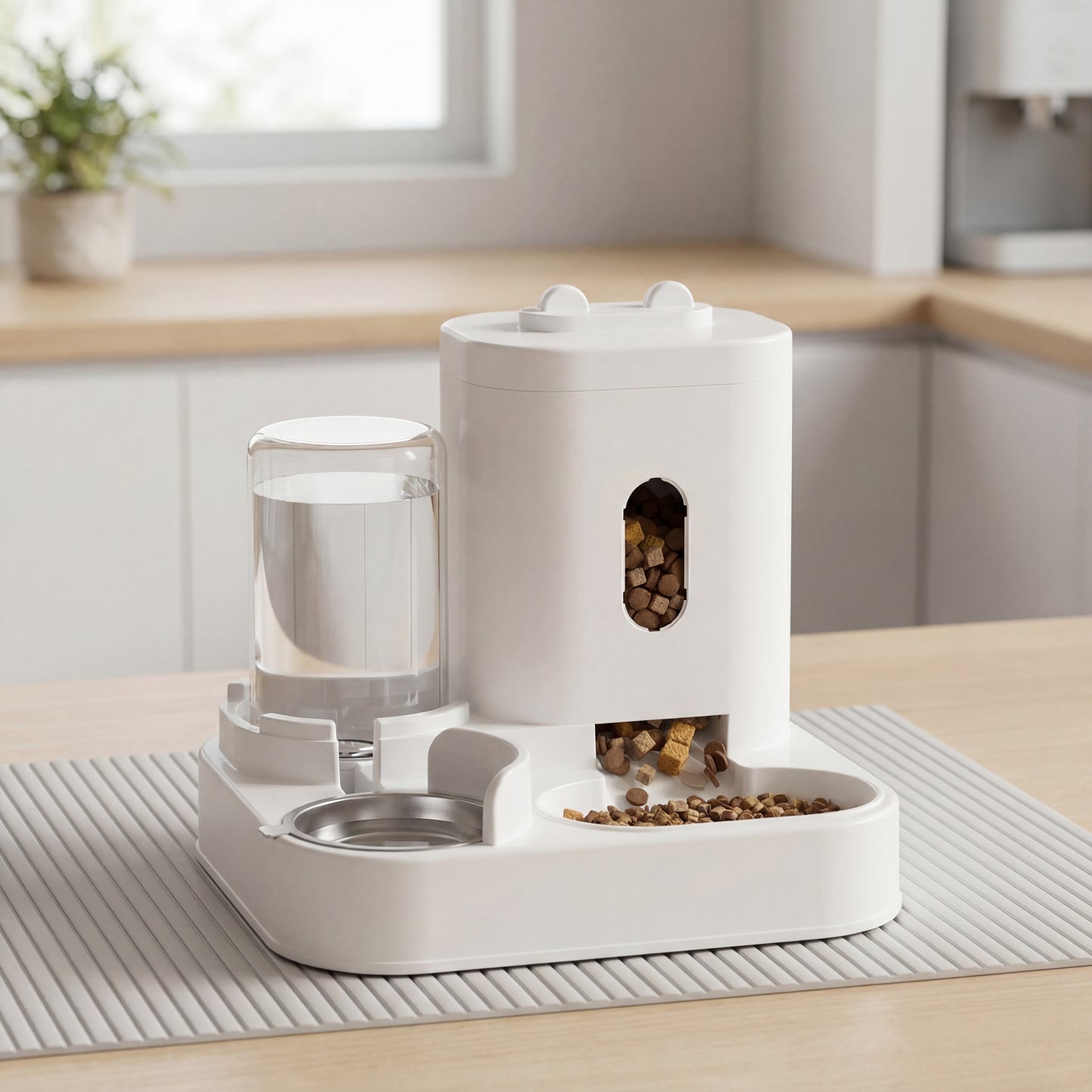 Gravity-Fed Dual Dining Station