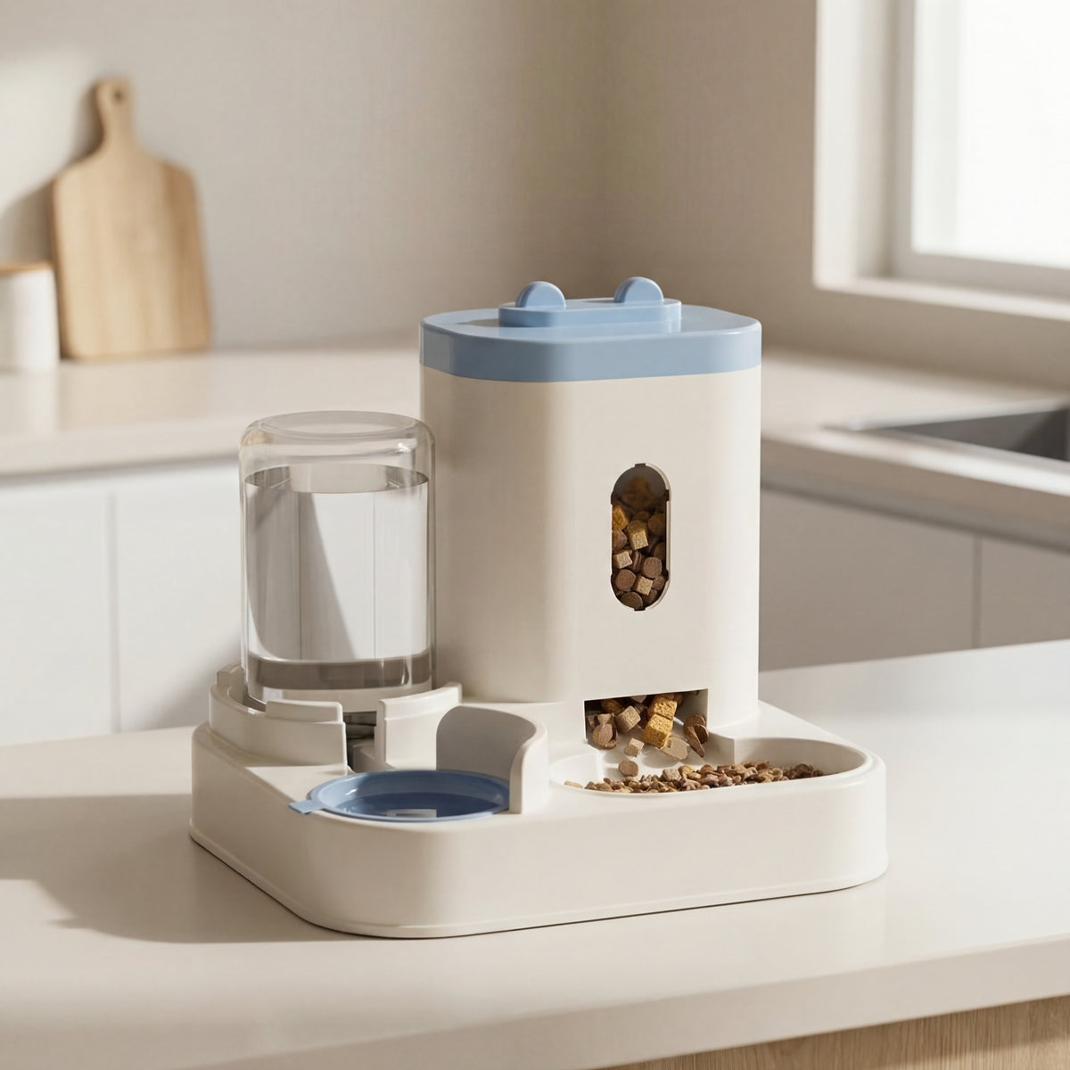 Gravity-Fed Dual Dining Station