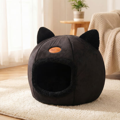 New Deep Sleep Comfort In Winter Cat Bed Iittle Mat Basket Small Dog House Products Pets Tent Cozy Cave Nest Indoor Cama Gato